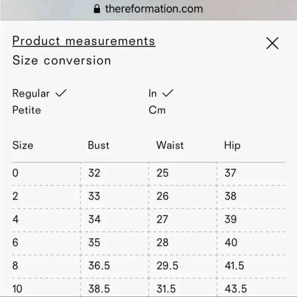 Reformation creed dress sz 2 - Picture 7 of 7